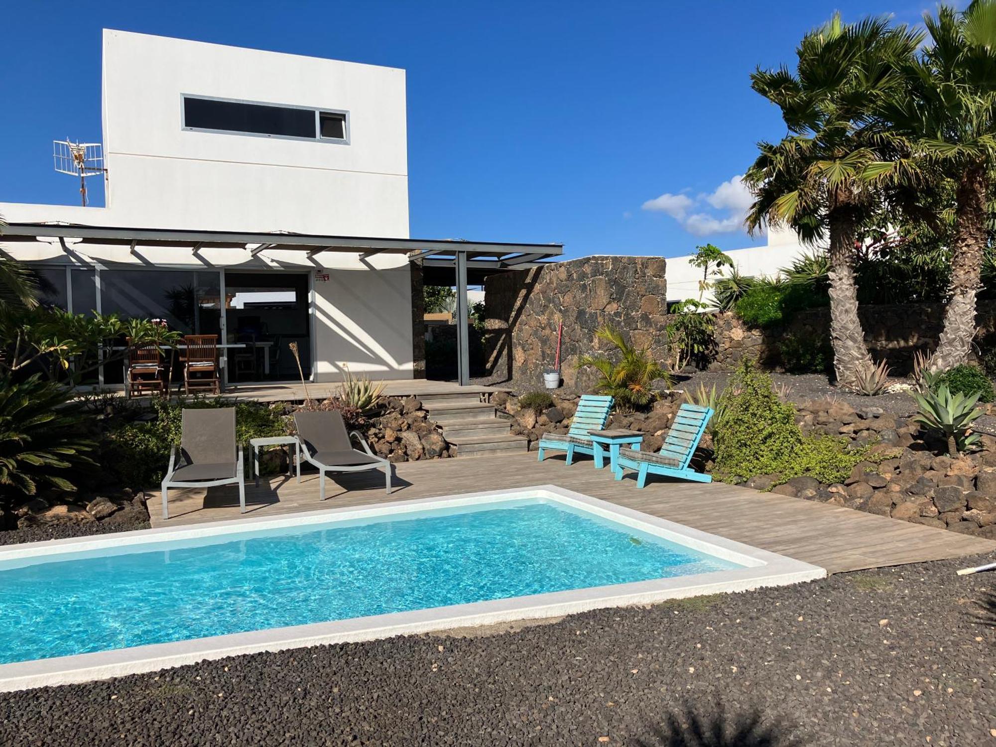Majanicho Rock - Villa With Heated Pool Лахарес Экстерьер фото